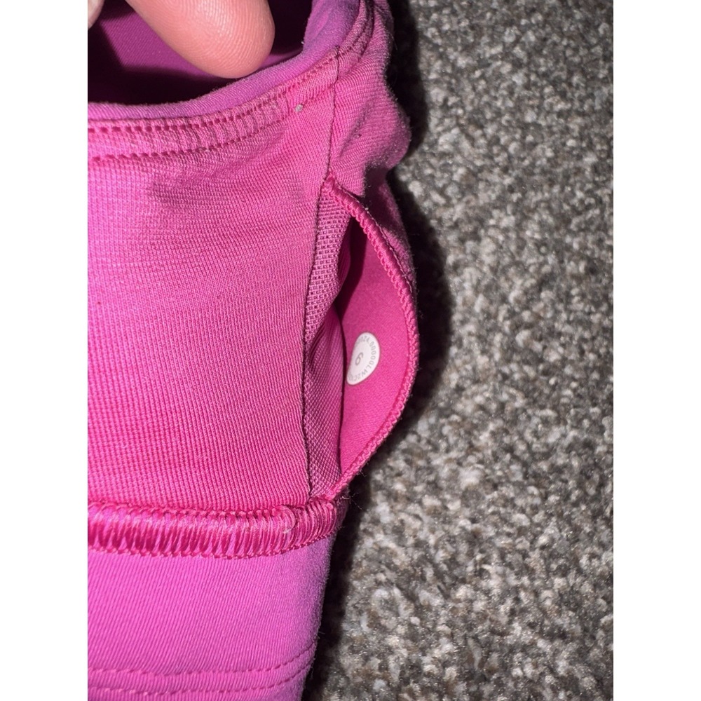 Lululemon Women's Sonic Pink Bra Size 6 - Picture 4 of 6
